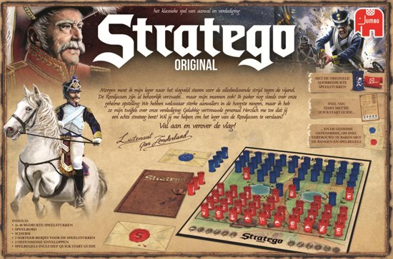 JUMBO- Stratego Original Jeu de Société Nouvelle Version, 19496, 2 joueurs  : : Jeux et Jouets