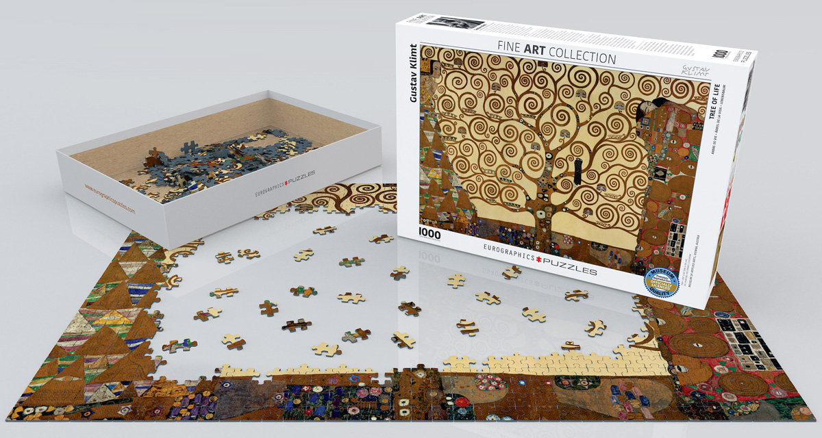 Puzzle 1000 pièces : L'arbre de vie - Gustav Klimt