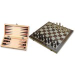 Schaak & Backgammon Klapcassette