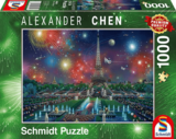 Vuurwerk bij de Eiffeltoren (Alexander Chen) - Puzzel (1000)