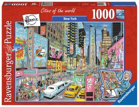 Fleroux: New York, Cities of the World - Puzzel (1000)
