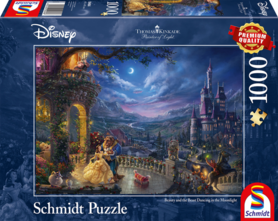 Disney: Beauty and the Beast Dancing in the Moonlight - Puzzel (1000)