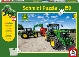 John Deere - Puzzel (150) [+ GRATIS SIKU TRACTOR]