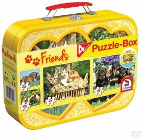 Huisdieren - Puzzelbox (2x26 & 2x48)