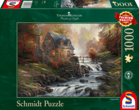 Bij de oude molen (Thomas Kinkade) - Puzzel (1000)