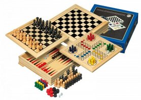 Houten Spellen Verzameling (Reisversie)