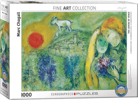 The Lovers of Vence, Marc Chagall - Puzzel (1000)