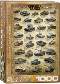 World War II Tanks - Puzzel (1000)