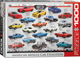 American Muscle Car Evolution - Puzzel (1000)