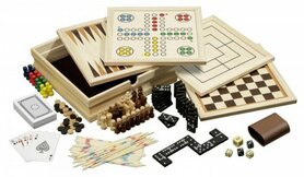 Houten Spellen Verzameling (Medium)