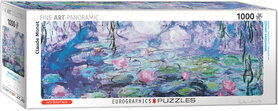 Water Lilies, Claude Monet - Panorama Puzzel (1000)