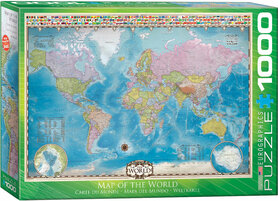 Map of the World - Puzzel (1000)