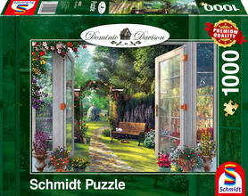 Uitzicht op de droomtuin (Dominic Davison) - Puzzel (1000)