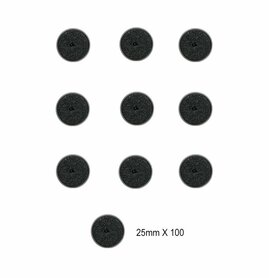 Round Bases 25mm: 100 Pack (Citadel)
