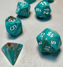 Marble Oxi-Copper/White Polydice (7)