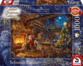 De Kerstman en zijn elfen (Thomas Kinkade) - Puzzel (1000)
