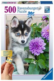 Schattige Husky - Puzzel (500XL)