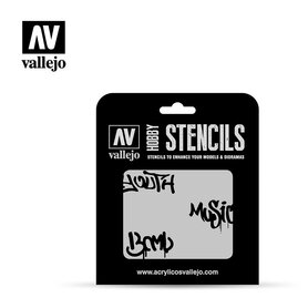 Hobby Stencils: Street Art Nº1 (Vallejo)