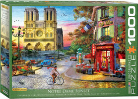 Notre Dame Sunset - Puzzel (1000)