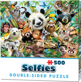 Selfies: Jungle - Double-Sided Puzzle (500)