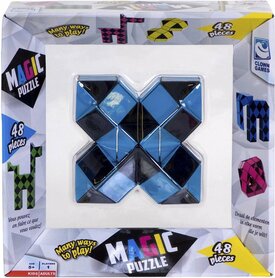 Magic Puzzle 3D - 48 delen (Blauw)