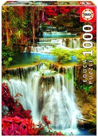 Waterfall in Deep Forest - Puzzel (1000)