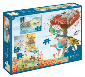 Gewoon Gek - 4 in 1 Puzzel (12+16+20+24)
