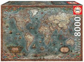 Historical World Map - Puzzel (8000)