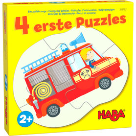 4 Eerste Puzzels: Hulpvoertuigen (2+)