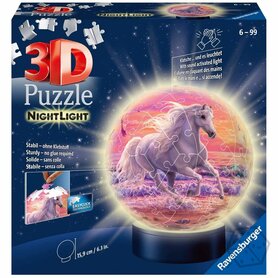 Nachtlicht Paard - 3D Puzzel (72)