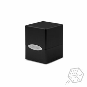 Satin Cube Deck Box (Black)