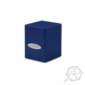 Satin Cube Deck Box (Blue)