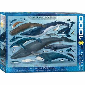 Whales & Dolphins - Puzzel (1000)