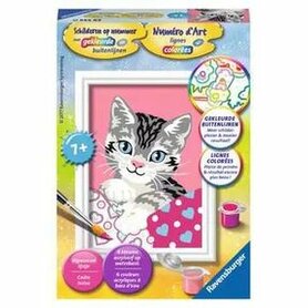 Schilderen op nummer: Poesje