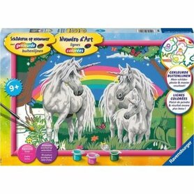 Schilderen op nummer: Land van de Eenhoorns