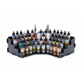 Black Paint Rack: Hoek Top (voor The Army Painter & Vallejo verf)