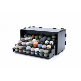 Black Paint Rack: Uitschuifbaar rek (voor Citadel verf)