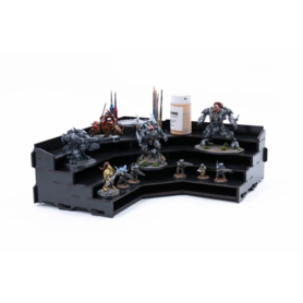 Black Paint Rack: Hoek Top (Tribune)