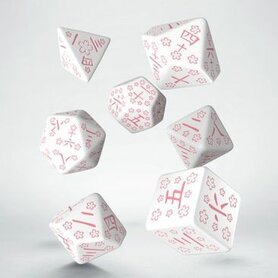 Japanese Dice Set: Cherry Blossoms Petals (7)