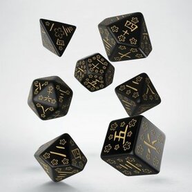 Japanese Dice Set: Deep Night Firefly (7)