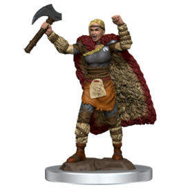 D&D Icons of the Realms: Human Barbarian Female (Premium Pre-Painted Miniature)