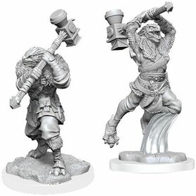 Critical Role Unpainted Miniatures: W1 Ravenite Barbarian