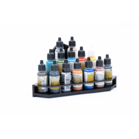 Black Paint Rack: Top Eindstuk (voor The Army Painter & Vallejo verf)