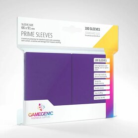 Gamegenic Prime Sleeves: Standard Size Purple (66x91mm) - 100x
