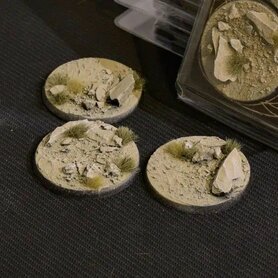 Arid Steppe Bases - Round 50mm (x3)