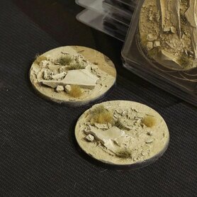 Arid Steppe Bases - Round 60mm (x2)