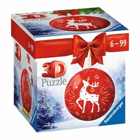 Kerstbal Rendier - 3D Puzzel (54)