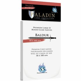 Paladin Sleeves: Baldur (58×108mm)