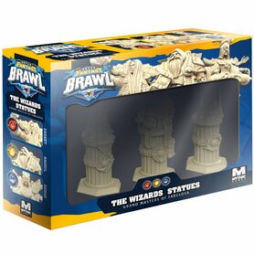 Super Fantasy Brawl: The Wizards' Statues