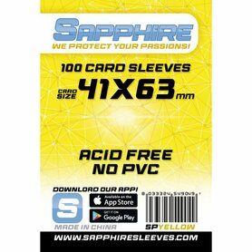 Sapphire Card Sleeves (41x63mm)